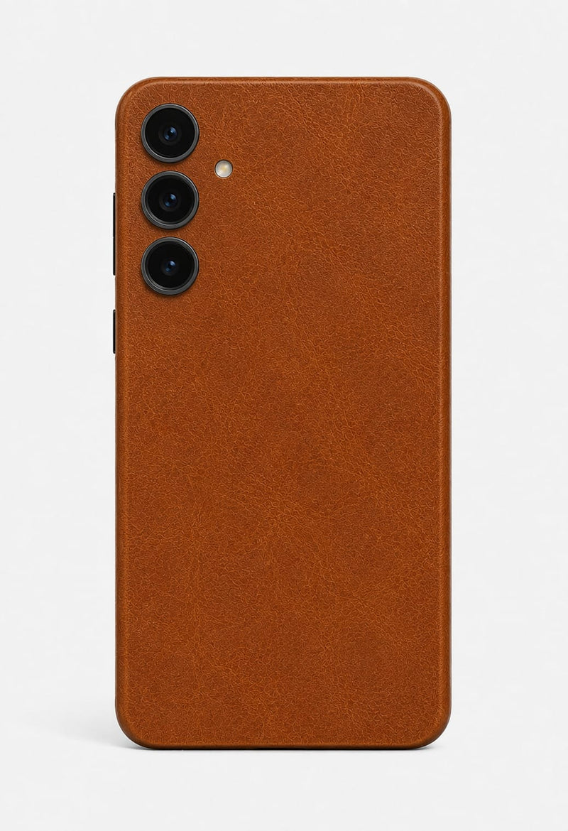 Cognac Brown Leather