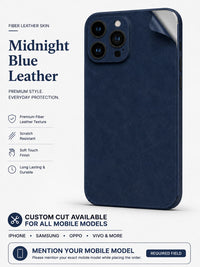 Midnight Blue leather