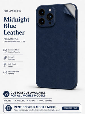 Midnight Blue leather