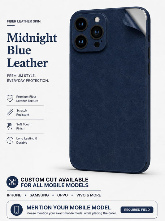 Midnight Blue leather