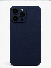 Blue Woven Leather