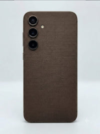 Brown Woven Leather