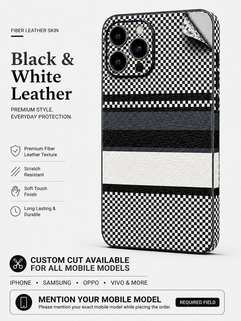 Black & White Leather