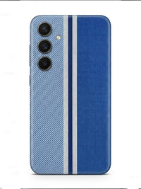 Blue Strip Leather