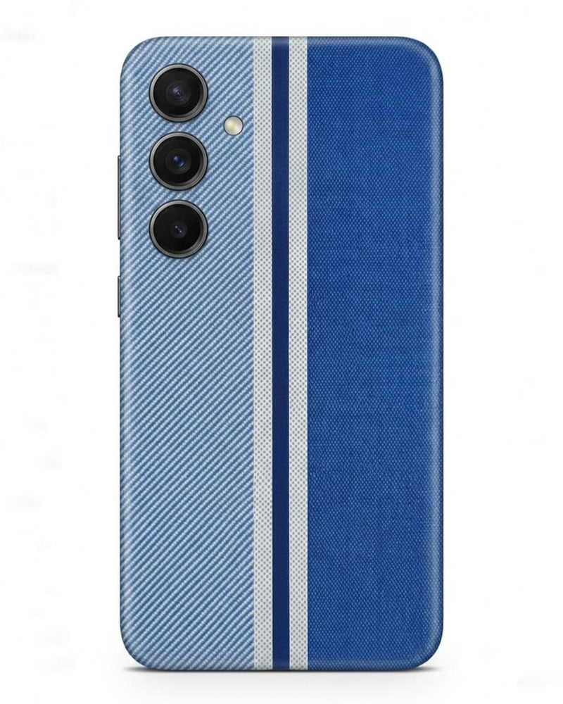 Blue Strip Leather