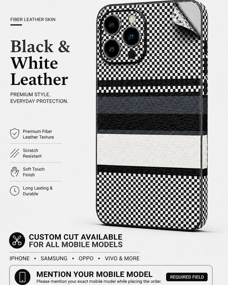 Black & White Leather