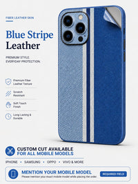Blue Strip Leather