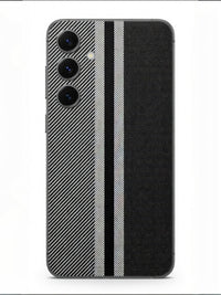 Black Strip Leather