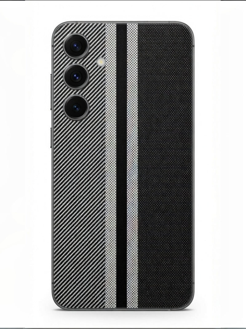 Black Strip Leather