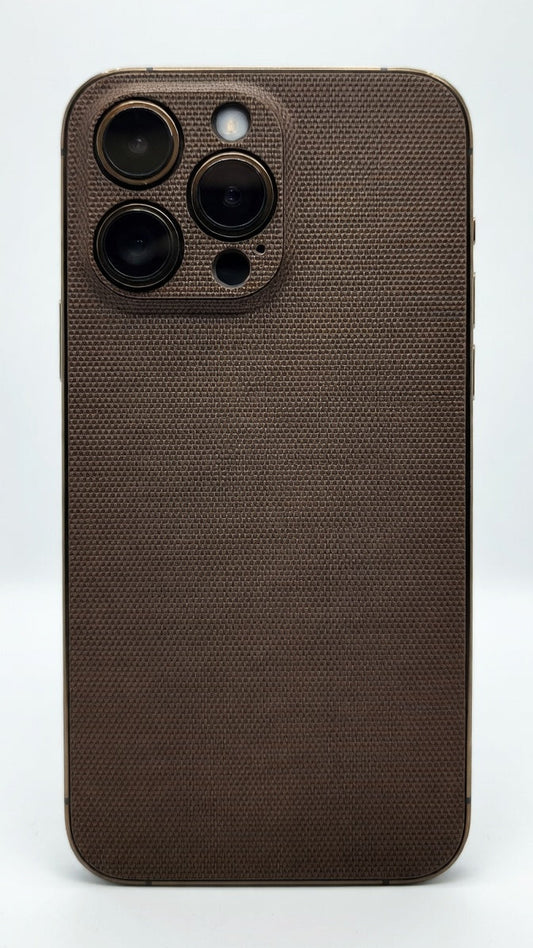 Brown woven leather series