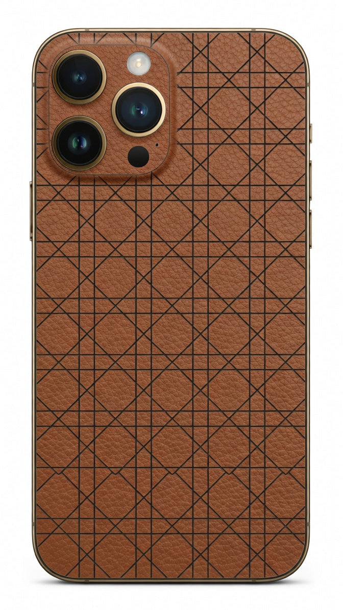 Brown boxed leather series
