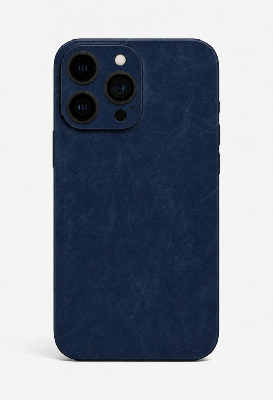 Midnight blue leather series