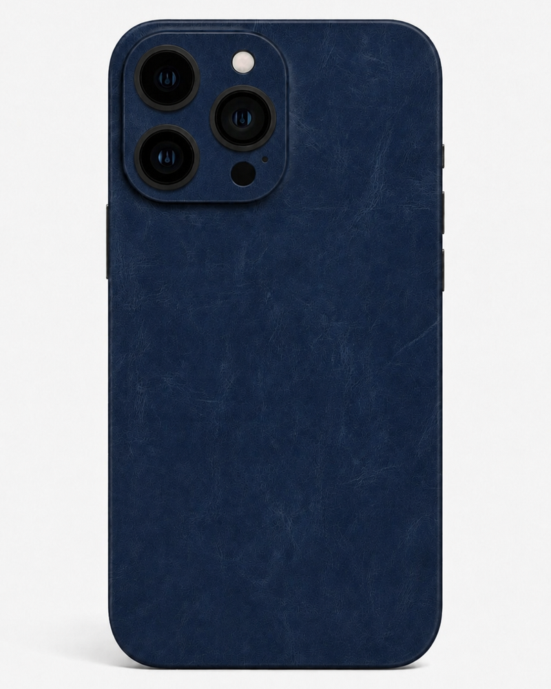 Midnight blue leather series